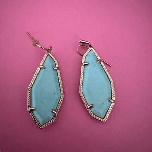 Kendra Scott Elegant Turquoise Drop Earrings